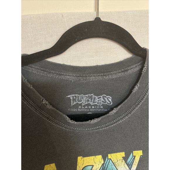 Eazy-E NWA Compton Men's Black Dye Wash Distressed Graphic T-Shirt XL - Picture 2 of 5